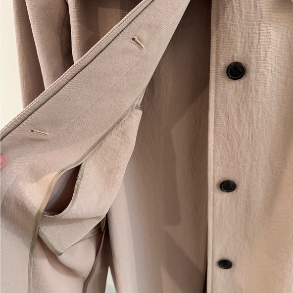 Wilfred Aritzia Louvinel crepe trench coat XS blush - Picture 7 of 12